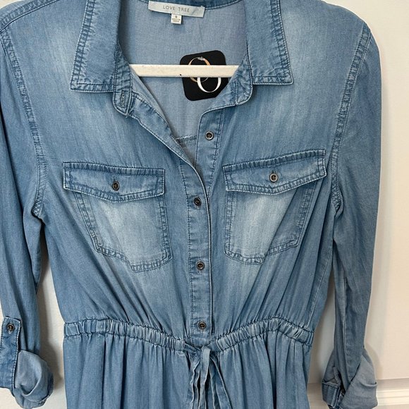 Denim Tunic Dress - Picture 4 of 10